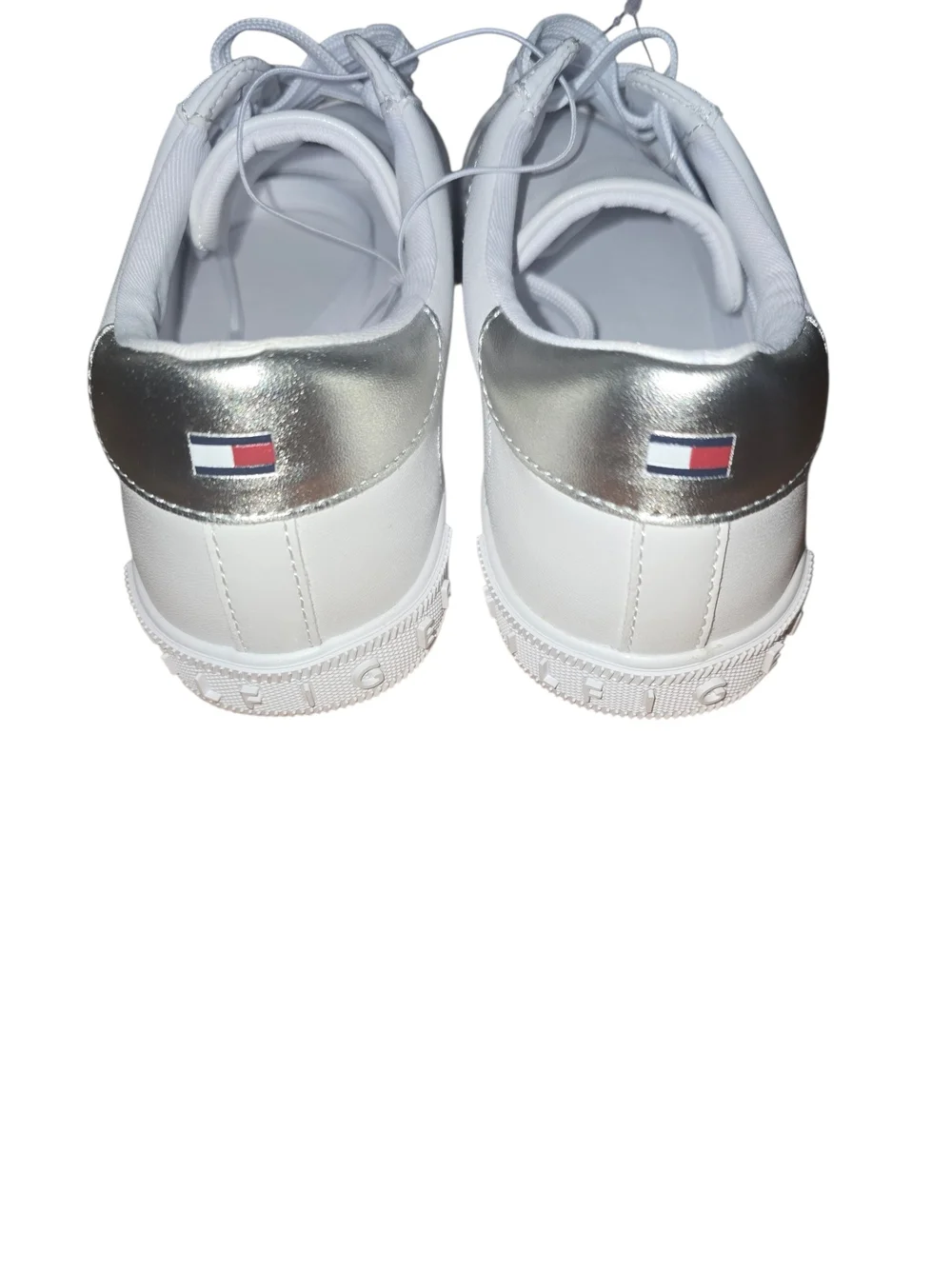 Tommy White Low-Top Lace-Up Sneakers for Men